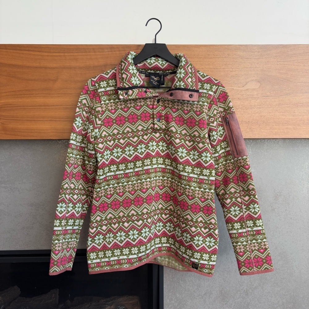 Wooly Bully Wear Nordic Fiesty Pullover sweater, Size M